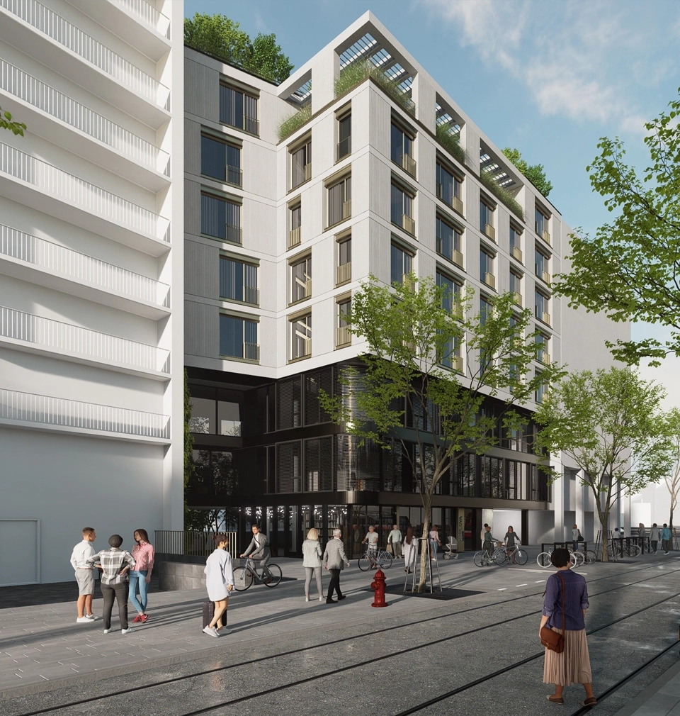 Nový polyfunkční blok Zenklova