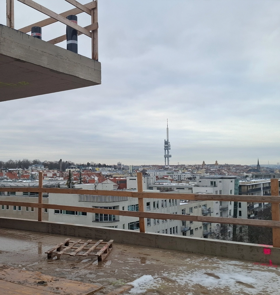 Výstavba rezidenčního projektu Žižkovské zahrady pokračuje podle plánu