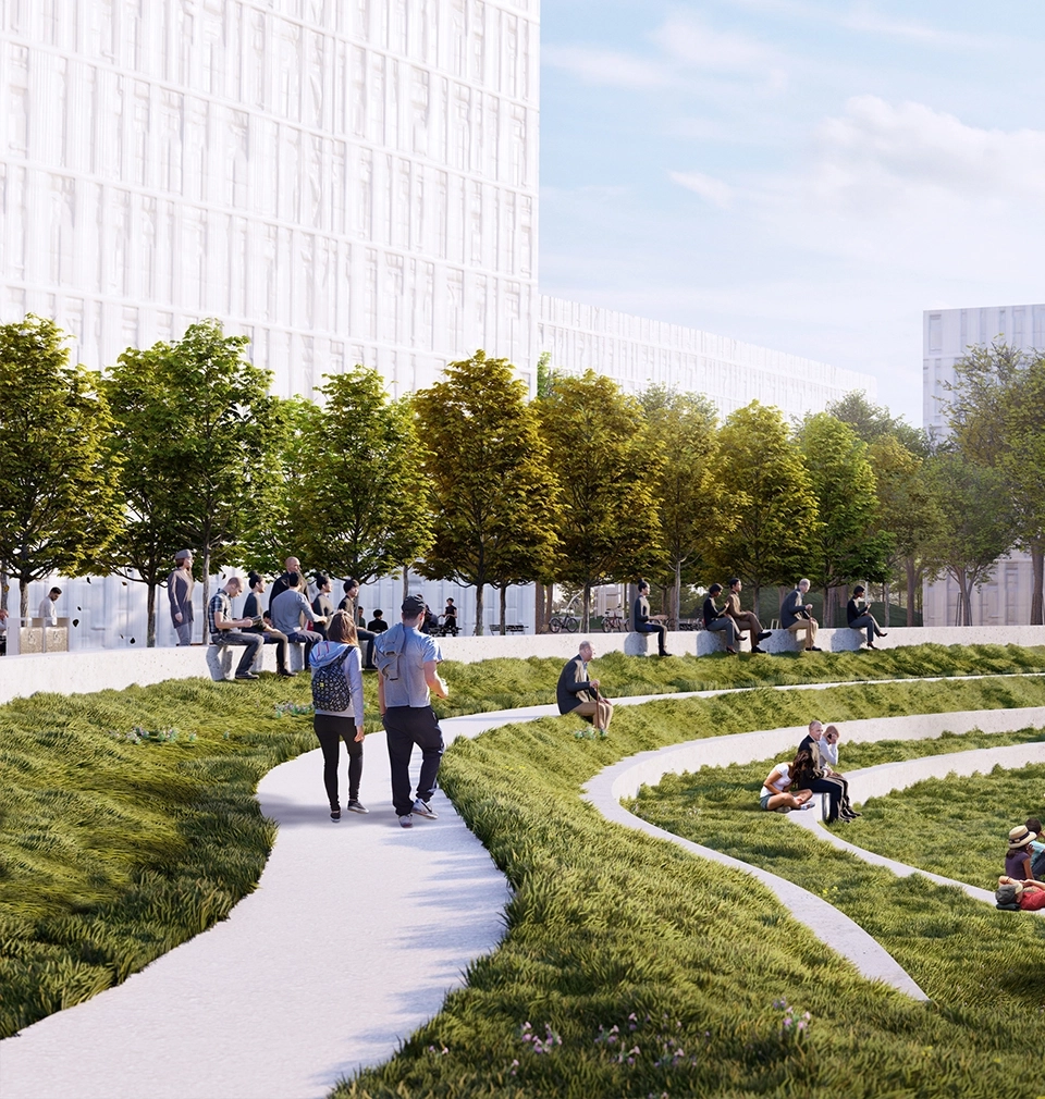 Novou lokalitu Smíchov City brzy doplní kvalitní veřejný prostor