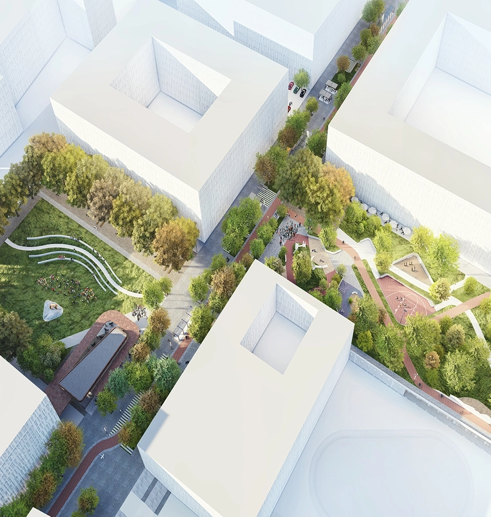 Smíchov City nabídne nejen moderní architekturu, ale také příjemné veřejné prostory pro každodenní život